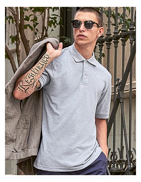 BetC-PU409-Unisex Polo Safran 2